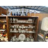 5 shelves of glassware, COLLECT ONLY
