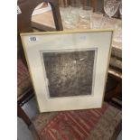 A framed and glazed Les Yeux Sans Frontieres limited edition print