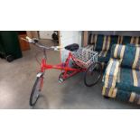 A vintage K.G.R. Ken Rogers tricycle, COLLECT ONLY
