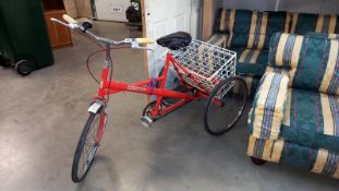 A vintage K.G.R. Ken Rogers tricycle, COLLECT ONLY