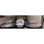 A Wedgwood Susie Cooper design part dinner set