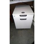 An office filing cabinet on wheels with lock on top, COLLECT ONLY