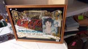 A vintage style Coca-Cola mirror COLLECT ONLY