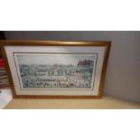 A framed and glazed L S Lowry print, 81cm x 52 cm COLLECT ONLY