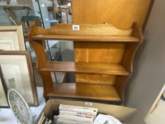 A small 3 shelf pine unit, COLLECT ONLY