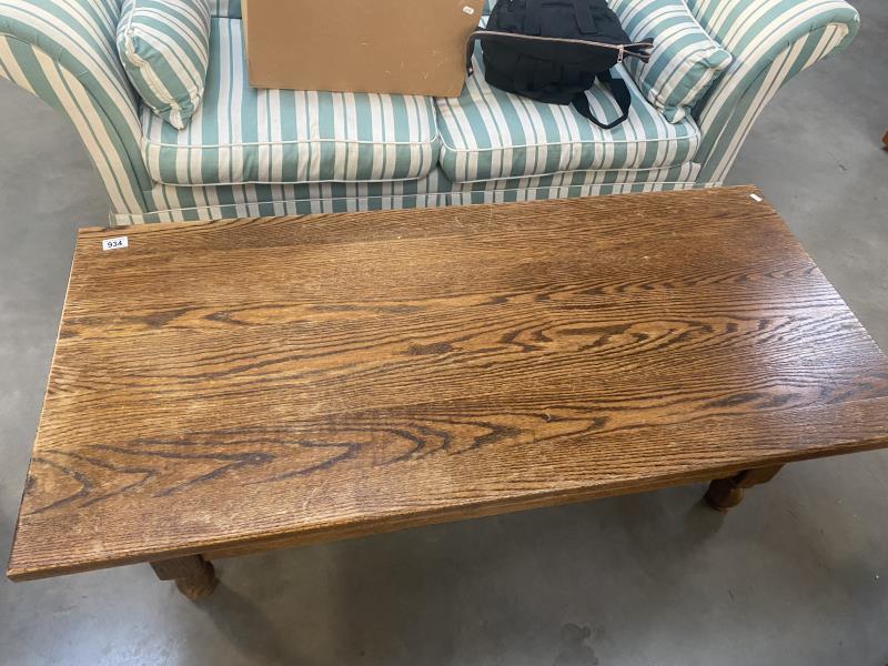 A good oak coffee table