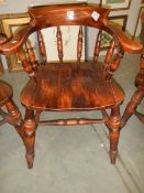 A 20th century Smokers bow chair, COLLECT ONLY.