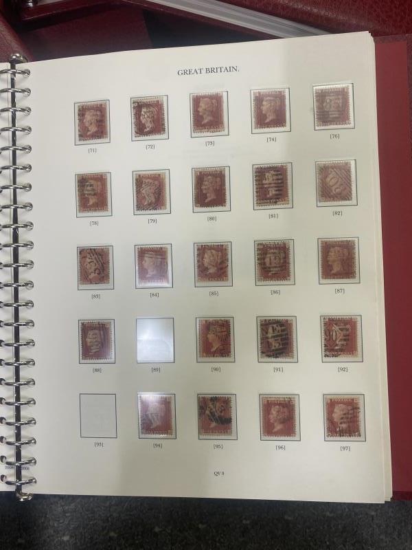 6 albums of UK stamps in Windsor Albums including good Victoria album also Edward, George, Mint etc - Image 5 of 18