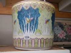 A good hand painted Chinese jardiniere.