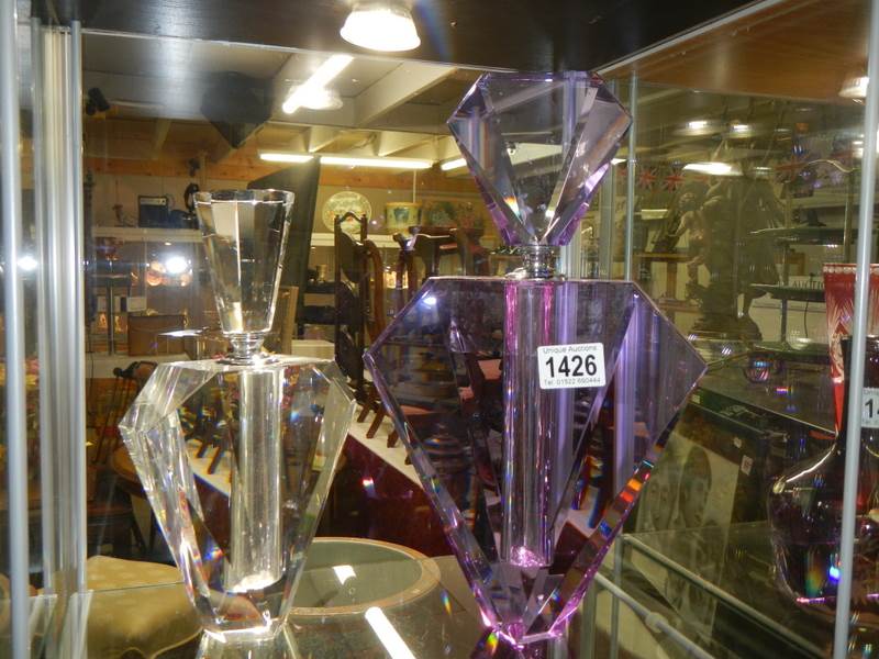 Two large shop display perfume bottles. - Image 3 of 4