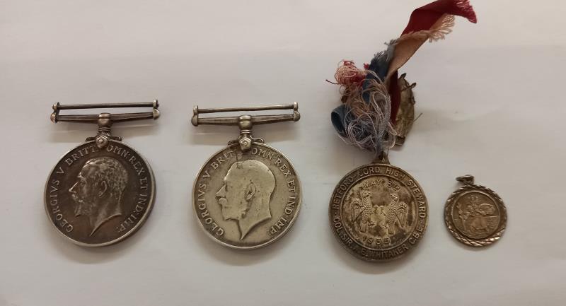 A collection of medals including Victoria Defence of Ladysmith medal for Pte G Bennett, - Image 7 of 8