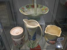 Four piece of Radford pottery.