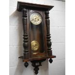 A Victorian wall clock, COLLECT ONLY.