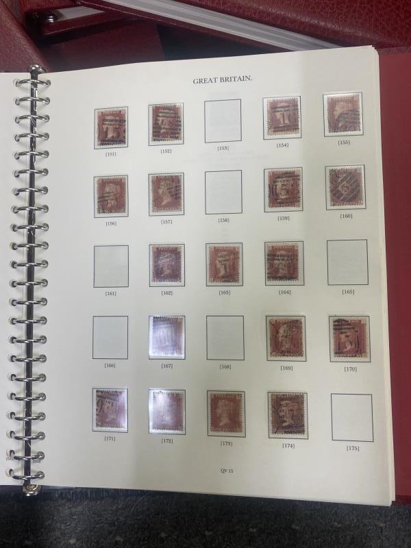 6 albums of UK stamps in Windsor Albums including good Victoria album also Edward, George, Mint etc - Image 8 of 18