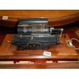 A vintage Maldiva Britannic calculating machine.