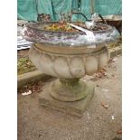 A large early 20th century garden urn. COLLECT ONLY.