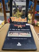 A Watford FC 'Tales of the Unexpected' first edition with multiple players signatures.