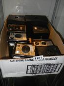 Eight box camera's including Coronet, Kodak, Hawkeye etc.,