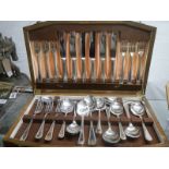 A canteen of cutlery.