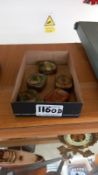 A quantity of gramophone needle tins & contents