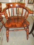 A 20th century Smokers bow chair, COLLECT ONLY.