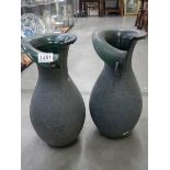 A pair of late 20th century vases.