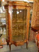 A 19th century Kingwood vitrine, COLLECT ONLY.