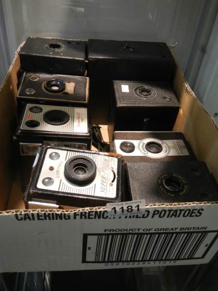 Eight box camera's including Coronet, Kodak, Hawkeye etc., - Image 2 of 3