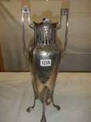 A WMF plated vase, 45 cm tall.