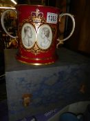 A Spode commemorative loving cup.