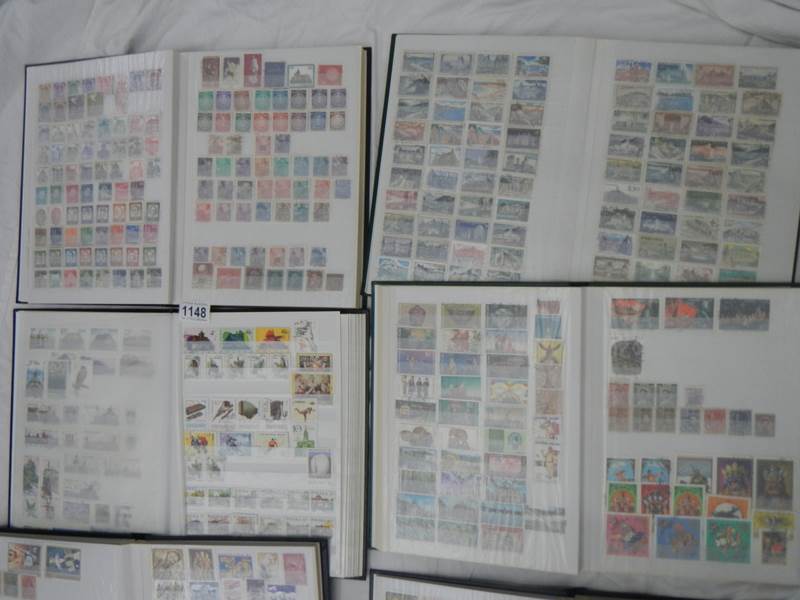 Seven albums of mainly European stamps. - Image 2 of 5