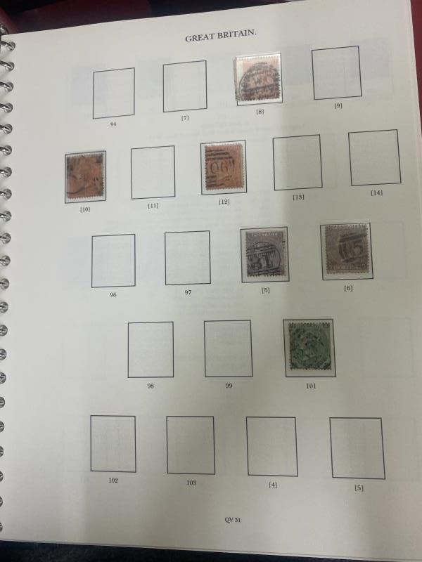 6 albums of UK stamps in Windsor Albums including good Victoria album also Edward, George, Mint etc - Image 13 of 18