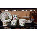 A Port Meirion jug, cake plate, 3 pots plus a Minton cake stand