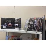 A selection of car/automobile related dvd's and box sets including Mercedes, Morgan, Austin Healey