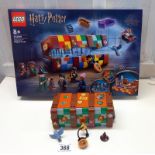 A Harry Potter Lego 'Hogwarts Magical Trunk' no 76399, used but complete