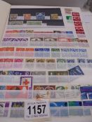 An stamp stock book of UK and foreign stamps including high value.