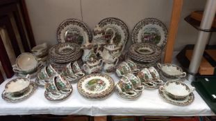 A large quantity of Myotts Country Life English sciences dinner set. COLLECT ONLY