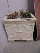 A large square garden planter, COLLECT ONLY.