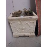 A large square garden planter, COLLECT ONLY.