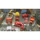 A quantity of mixed die cast including Dinky, Large Moho bulldozer, Crescent etc.,