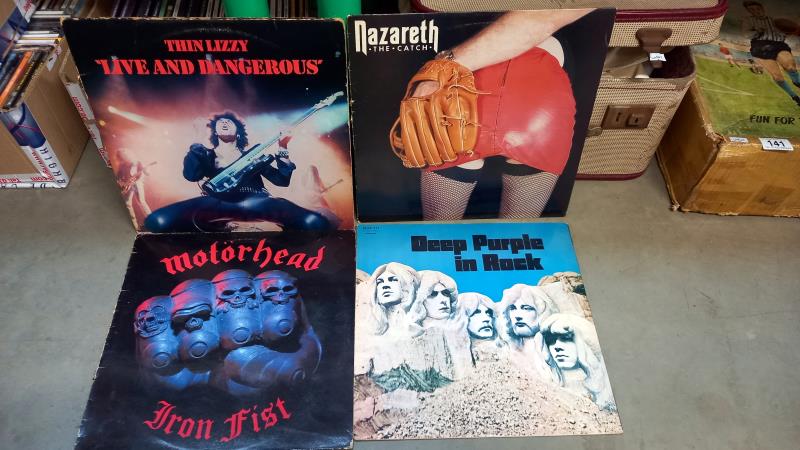 A good lot of LP's including Deep Purple, Iron Maiden, Thin Lizzy, Led Zeppelin, Judas Priest, - Image 9 of 13