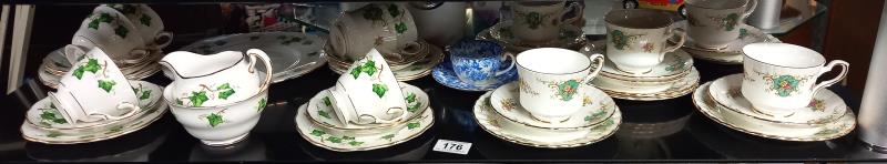 A Colclough and a Royal Stafford bone china tea sets