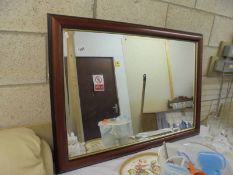 A pale mahogany corner cabinet, COLLECT ONLY.