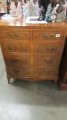 A small two over three chest of drawers, COLLECT ONLY.