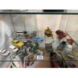 A quantity of vintage diecast dinky, corgi etc. including Norev.