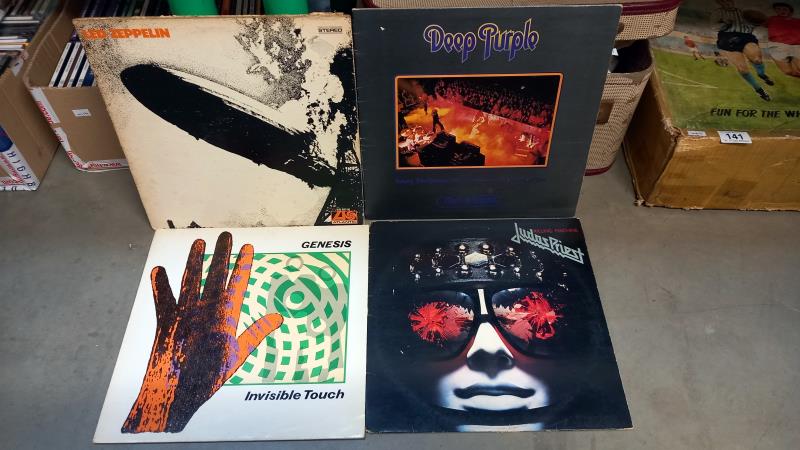 A good lot of LP's including Deep Purple, Iron Maiden, Thin Lizzy, Led Zeppelin, Judas Priest, - Image 8 of 13
