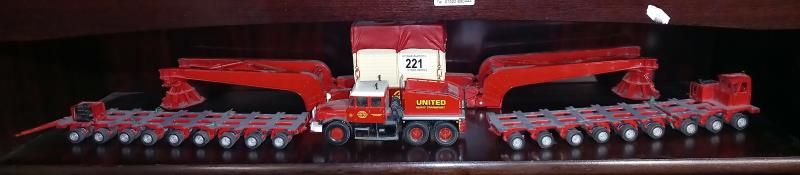 An unboxed Corgi heavy haulage CC 12307 Scammell United Heavy