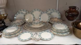 Approximately a 38 piece vintage dinner set 'Ascot' by Burslem. COLLECT ONLY