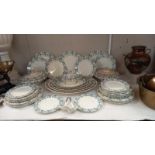 Approximately a 38 piece vintage dinner set 'Ascot' by Burslem. COLLECT ONLY