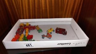 A collection of Early Lesney Matchbox toys including rare colours